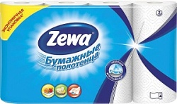 *Полотенце бумажные Зева 2-х сл.4 рул.