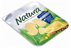 Сыр Натура 150г Тильзитер лёгкий 30% нарезка