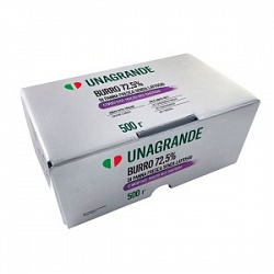 Масло Унагранде 0,5кг Сладко-сливочное без лактозы Крестьянское 72,5%