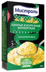 Мистраль Хлопья 400г Фермерские кукурузные