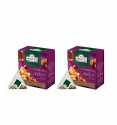 Чай Ахмад 20х1,8г Облепиховые Леденцы со вкусом и аром.облепихи черный(пакет.в конв.)