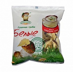 Грибы Экопродукт 40г Белые сушеные