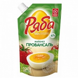 Майонез Ряба 192г Провансаль Классический 50,5%