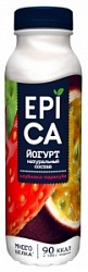 Йогурт Эпика 260г натуральный Клубника-Маракуйя 2,5% пл/б