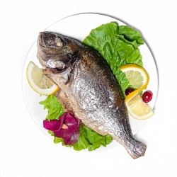 Дорадо запеченый вес.