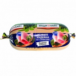 Колбаса ИндиЛайт 400г Грандос с филе индейки п/о