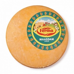 Сыр Ферма (вес) Маасдам 45% Азербайджан