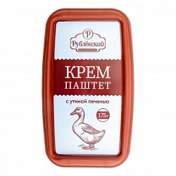 Паштет Рублевский МК 175г Крем-паштет с утиной печенью