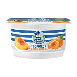 Творожный продукт Простоквашино 110г Персик-Абрикос 3,6% СТ