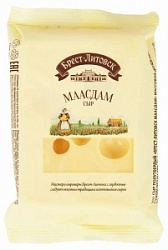 Сыр Брест Литовский 200г Маасдам 45% брус фас