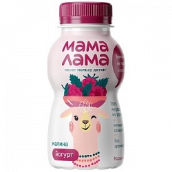 Йогурт Мала Лама 200г Малина 2,5%