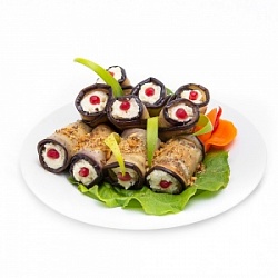 Рулетики пикантные из баклажан вес.