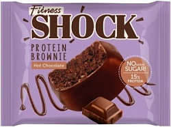 Брауни Фитнес Шок 50г Горячий шоколад протеин 15%