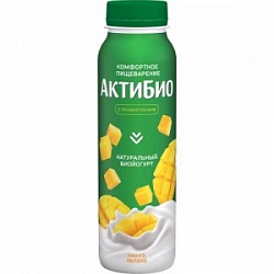 Йогурт АктиБио 260г Манго-Ябл 1,5% бут