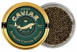 Икра Русский икорный дом 113г Роял зернистая осетровых ст/б