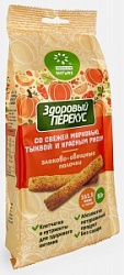 Злаково-овощные палочки Здоровый перекус 50г с морковью тыквой и красным рисом Злаково-овощные палочки Здоровый перекус 50г с морковью тыквой и красным рисом