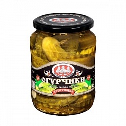 Огурчики Скатерть-Самобранка 720мл марин. хрустящие с/б Огурчики Скатерть-Самобранка 720мл марин. хрустящие с/б