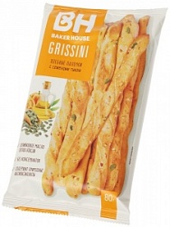 Хлебные палочки Гриссини Бекер Хаус 80г Семена тыквы Хлебные палочки Гриссини Бекер Хаус 80г Семена тыквы