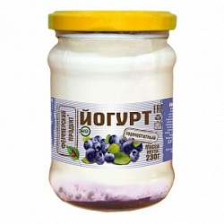 Йогурт Фермерский продукт 230г Термостатный Черника 1,5% ст/стакан