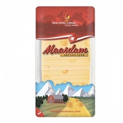 Сыр Свисс Чиз 125 Маасдам нарезка