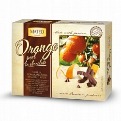 Конфеты Матео 110г Цукаты апельсиновые в шоколаде