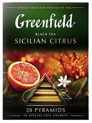 Гринфилд чай 20*1,8г черн, Сицилиан Цитрус Гринфилд чай 20*1,8г черн, Сицилиан Цитрус