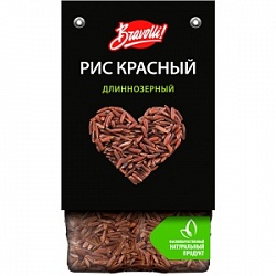 Крупа Браволли 350г рис красный длиннозерный