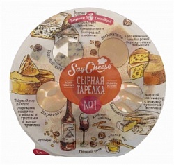 Сей Чиз сырная тарелка 185г Ассорти четыре сыра №1