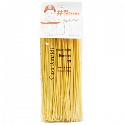 Паста Каза Ринальди 500г Премиум Букатини Паста Каза Ринальди 500г Премиум Букатини