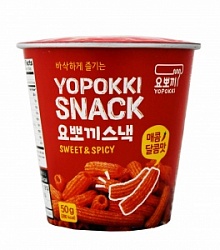 Снэк Yopokki 50г с остро-сладким вкусом