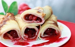 Блины с вишней п/ф заморож. вес.