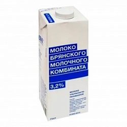 Молоко БМК 1000мл 3,2% ультрапаст ТВА edge