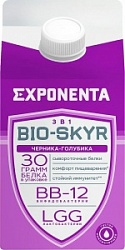 Напиток кисломолочный Экспонента 0,5л BIO-SKYR 3в1 Черн-Голубика