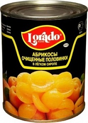 Абрикосы Лорадо 425мл очищ половин в легком сироп ж/б