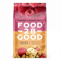 Мюсли Фудтовегуд 250г Малина-Семена льна Мюсли Фудтовегуд 250г Малина-Семена льна
