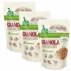 Мюсли Бионова 400г Кранчи Яблочные