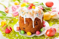 Кулич Пасхальный с изюмом, кг