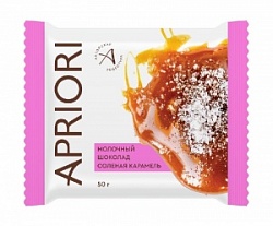 Шоколад Априори 50г молочный Соленая карамель