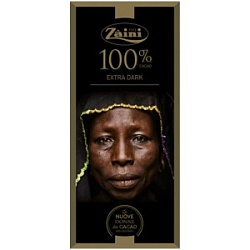 Шоколад Заини 75г темный 100% какао