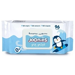 Салфетки Joonies 96шт влажные детские c витамином Е (клапан)