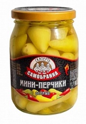 Мини-перчики Скатерть-самобранка 370мл Острые с/б Мини-перчики Скатерть-самобранка 370мл Острые с/б