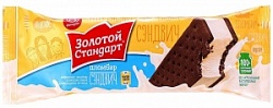 Инмарко мороженое 69г Золотой стандарт пломбир СЭНДВИЧ