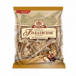 Бабаевские конфеты оригинальные 200г фундук+какао