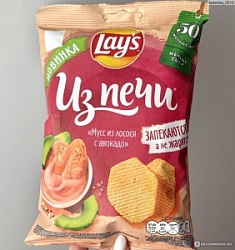 Чипсы Лейз 81г Мусс из лосося и авокадо Чипсы Лейз 81г Мусс из лосося и авокадо