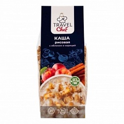 Каша Тревел Шеф 250г рисовая с яблоком и корицей