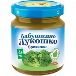 Бабушкино Лукошко пюре 100г Брокколи с 4 месяцев ст/б