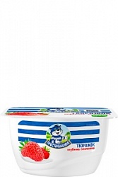 Творожный продукт Простоквашино 130г Клубн-Земл 3,6% СТ