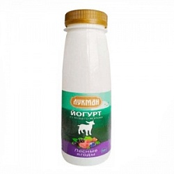 Йогурт Лукман 300г из козьего молока Лесные ягоды м.д.ж. 2,8% -5,6%