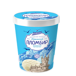 Крымское мороженое 500г Пломбир ведро