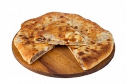 Пирог Осетинский с курицей и грибами, вес.